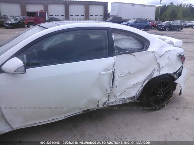 JTKDE167180233449 - 2008 TOYOTA SCION TC 白色 照片 6