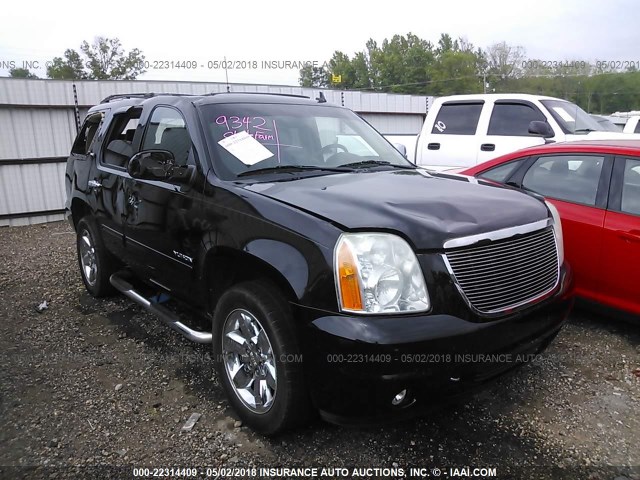 1GKUCCE0XAR187915 - 2010 GMC YUKON SLT BLACK photo 1