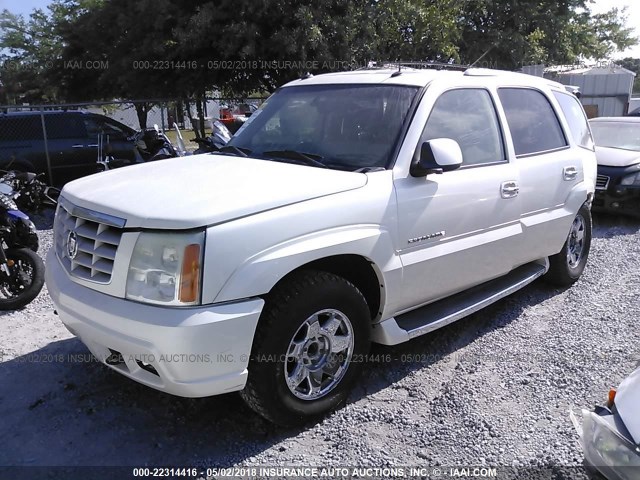 1GYEK63N33R239773 - 2003 CADILLAC ESCALADE LUXURY WHITE photo 2