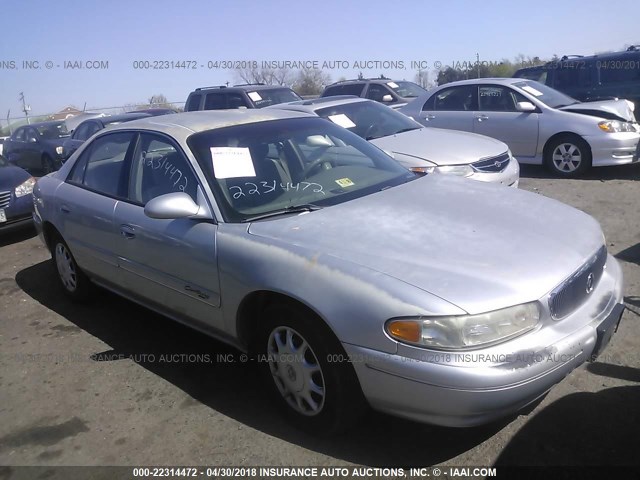 2G4WS52J721136796 - 2002 BUICK CENTURY CUSTOM SILVER photo 1