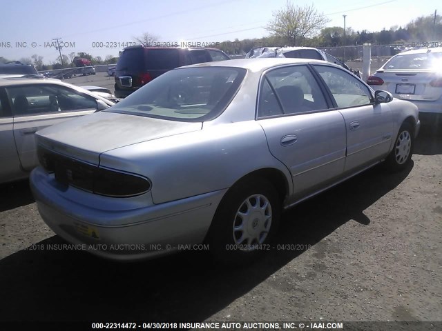 2G4WS52J721136796 - 2002 BUICK CENTURY CUSTOM SILVER photo 4