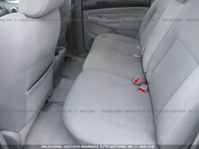 3TMLU4EN1BM059460 - 2011 TOYOTA TACOMA DOUBLE CAB 白色 照片 8