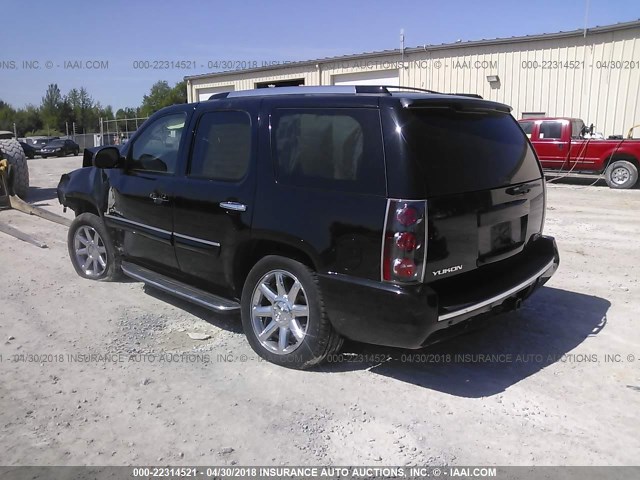 1GKFK63817J299032 - 2007 GMC YUKON DENALI BLACK photo 3