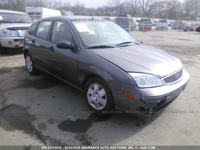 1FAHP37N77W298898 - 2007 FORD FOCUS ZX5/S/SE/SES GRAY photo 1