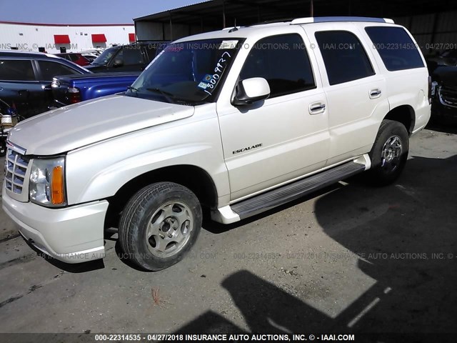 1GYEC63T32R307872 - 2002 CADILLAC ESCALADE LUXURY WHITE photo 2