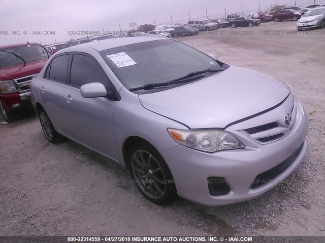 2T1BU4EE9BC609069 - 2011 TOYOTA COROLLA S/LE SILVER photo 1