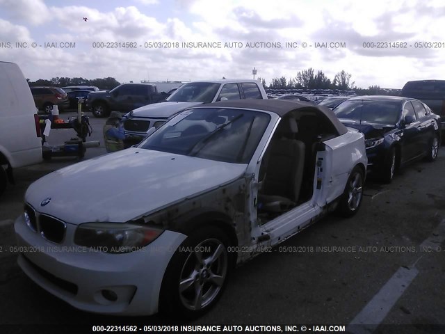 WBAUL7C5XCVM83316 - 2012 BMW 128 I WHITE photo 6