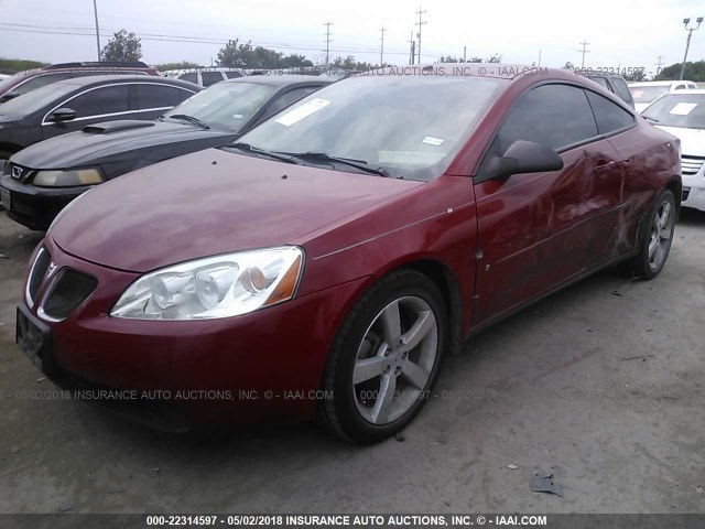 1G2ZM151064181822 - 2006 PONTIAC G6 GTP RED photo 2