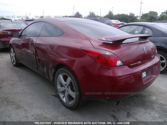 1G2ZM151064181822 - 2006 PONTIAC G6 GTP RED photo 3