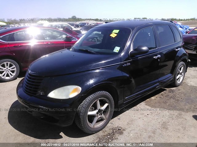 3C4FY58B54T206655 - 2004 CHRYSLER PT CRUISER TOURING BLACK photo 2