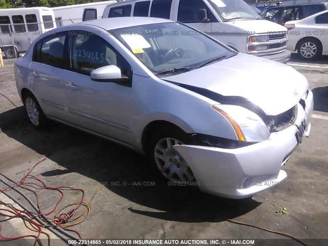 3N1AB6AP4CL730923 - 2012 NISSAN SENTRA 2.0/2.0S/SR/2.0SL SILVER photo 1