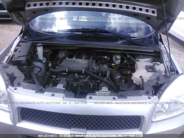 1GNDV23L86D111604 - 2006 CHEVROLET UPLANDER LS Gümüş foto 10