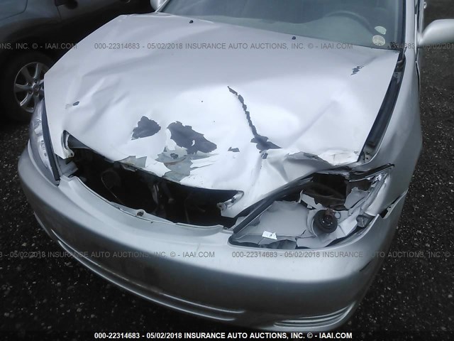 4T1BE32K42U080730 - 2002 TOYOTA CAMRY LE/XLE/SE ვერცხლისფერი ფოტო 6