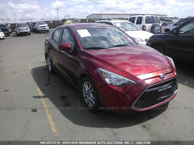 3MYDLBZV7GY108734 - 2016 TOYOTA SCION IA RED photo 1