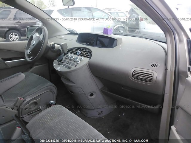 5N1BV28U86N112548 - 2006 NISSAN QUEST S/SE/SL GOLD photo 5