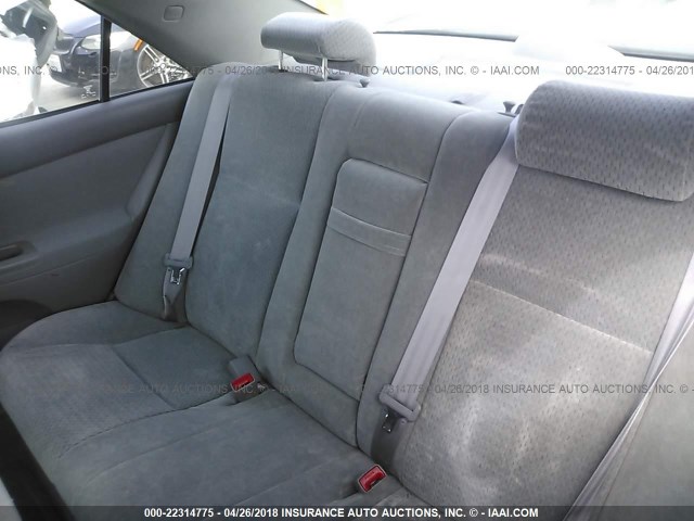 4T1BF30K42U007888 - 2002 TOYOTA CAMRY LE/XLE/SE WHITE photo 8