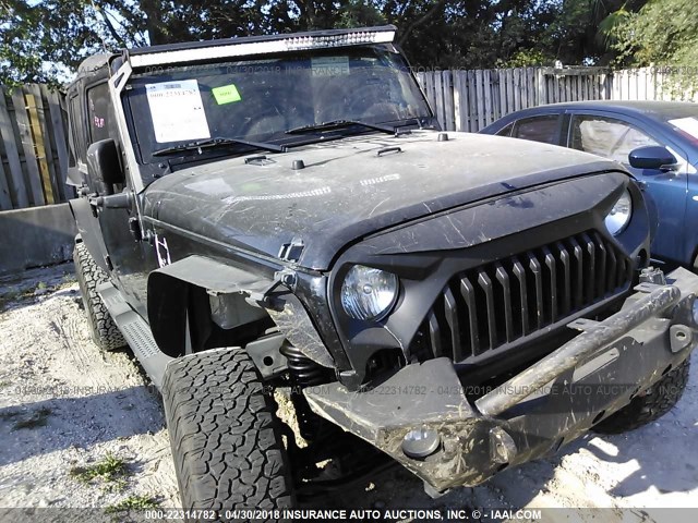 1J4BA3H18AL137623 - 2010 JEEP WRANGLER UNLIMITE SPORT BLACK photo 6