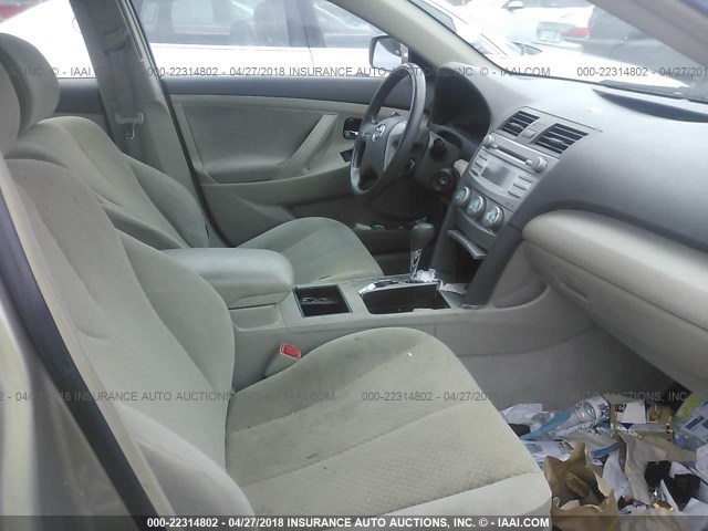 4T1BE46K67U160019 - 2007 TOYOTA CAMRY NEW GENERAT CE/LE/XLE/SE GOLD photo 5