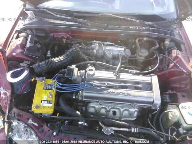 JH4DA9351LS065151 - 1990 ACURA INTEGRA LS RED photo 10
