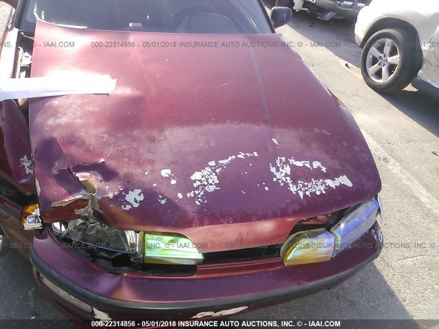 JH4DA9351LS065151 - 1990 ACURA INTEGRA LS RED photo 6