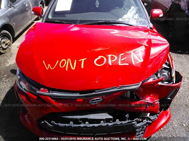 JTKJF5C73E3082099 - 2014 TOYOTA SCION TC 红色 照片 10