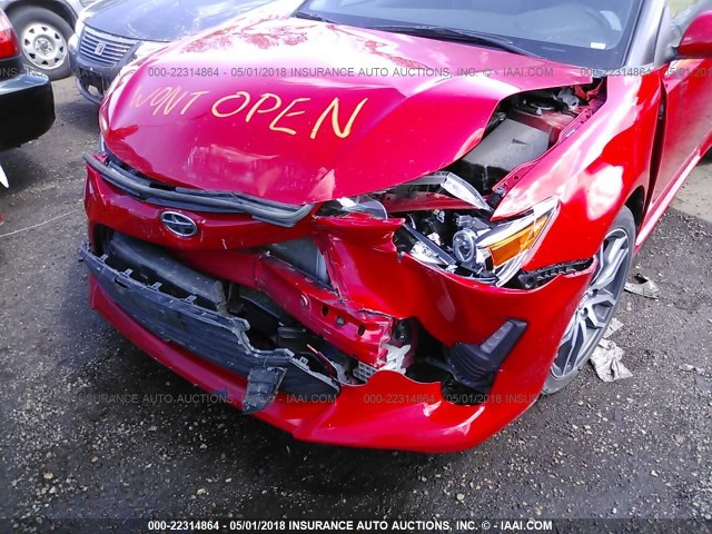 JTKJF5C73E3082099 - 2014 TOYOTA SCION TC 红色 照片 6