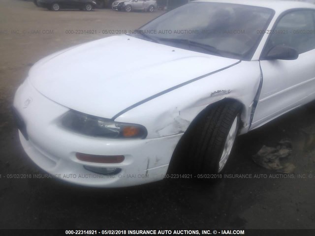 4B3AU52N1VE169257 - 1997 DODGE AVENGER ES WHITE photo 6