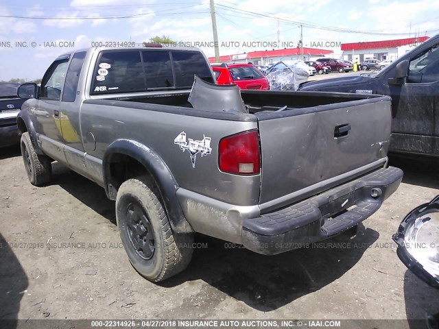 1GCCT19W5Y8187301 - 2000 CHEVROLET S TRUCK S10 TAN photo 3