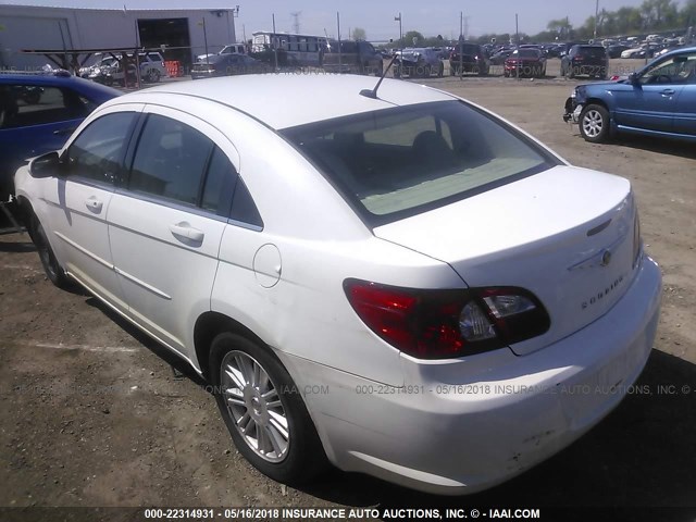 1C3LC56K27N644546 - 2007 CHRYSLER SEBRING TOURING WHITE photo 3