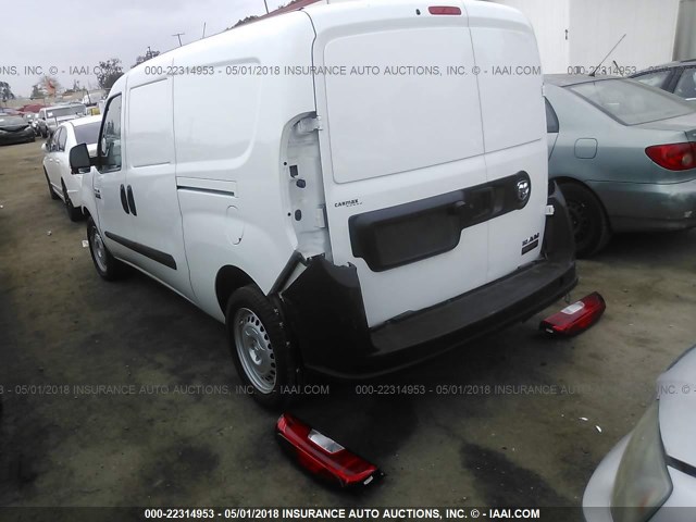 ZFBERFAB1H6H23658 - 2017 RAM PROMASTER CITY  白色 照片 3