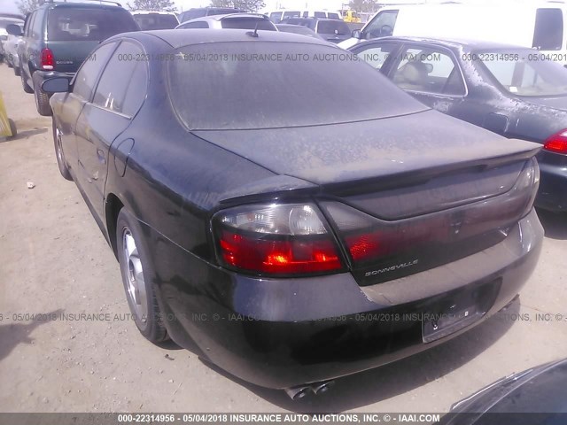 1G2HZ54Y35U176521 - 2005 PONTIAC BONNEVILLE GXP BLACK photo 3