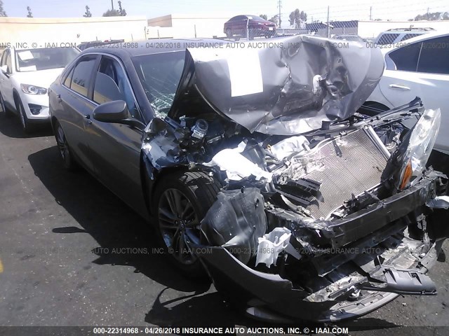 4T1BF1FKXGU250592 - 2016 TOYOTA CAMRY LE/XLE/SE/XSE BLACK photo 1