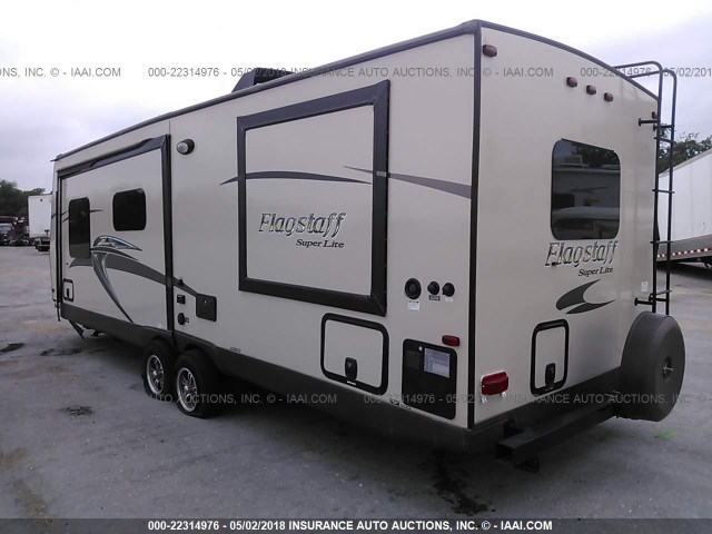 4X4TFLB24FZ135363 - 2015 FOREST RIVER FLAGSTAFF  米色 照片 3