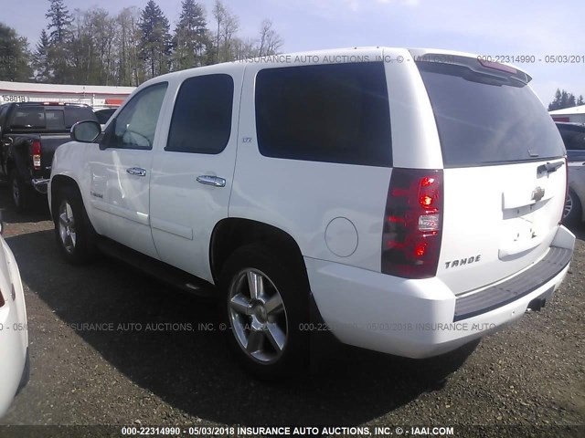 1GNFK130X8J178629 - 2008 CHEVROLET TAHOE K1500 WHITE photo 3