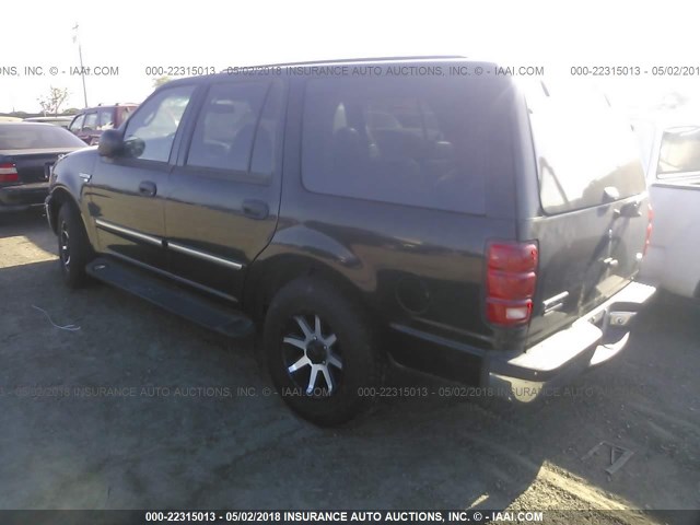 1FMRU15W52LA66541 - 2002 FORD EXPEDITION XLT 黑色 照片 3