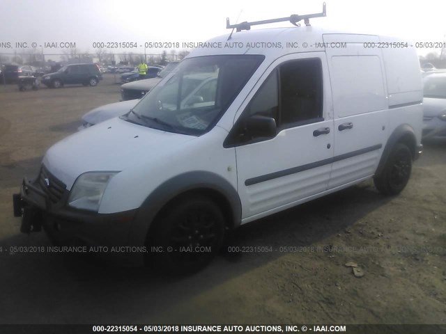 NM0LS7AN5AT008585 - 2010 FORD TRANSIT CONNECT XL WHITE photo 2