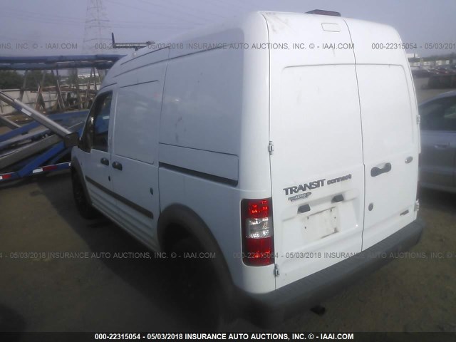 NM0LS7AN5AT008585 - 2010 FORD TRANSIT CONNECT XL WHITE photo 3