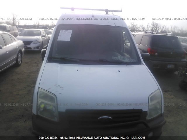 NM0LS7AN5AT008585 - 2010 FORD TRANSIT CONNECT XL WHITE photo 6