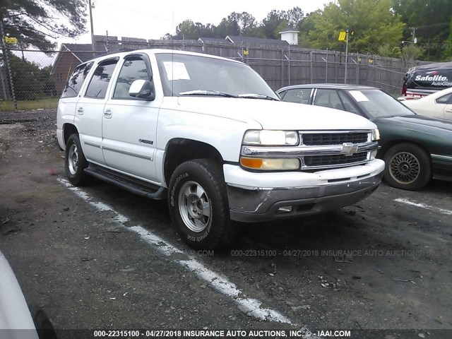 1GNEC13Z33R314682 - 2003 CHEVROLET TAHOE C1500 WHITE photo 1