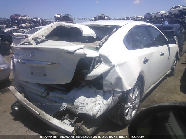 1N4AA5AP6CC837578 - 2012 NISSAN MAXIMA S/SV WHITE photo 4