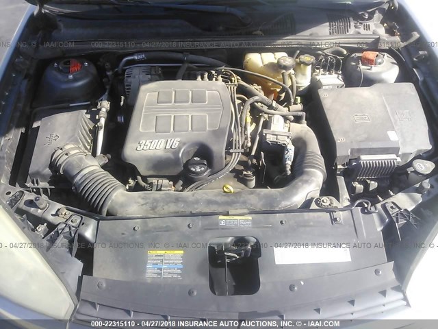 1G1ZT52885F252123 - 2005 CHEVROLET MALIBU LS 银色 照片 10