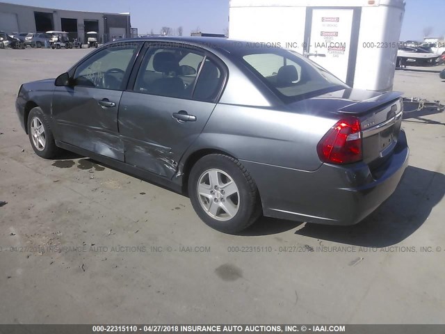 1G1ZT52885F252123 - 2005 CHEVROLET MALIBU LS 银色 照片 3