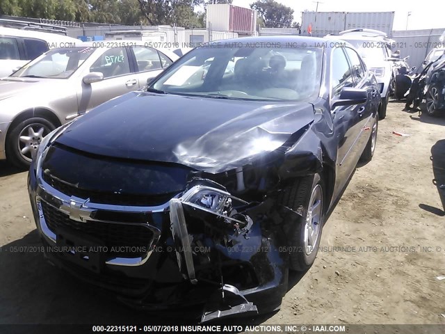 1G11B5SL0EF226264 - 2014 CHEVROLET MALIBU LS 黑色 照片 2