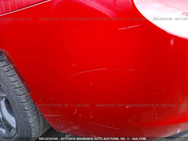 2C3CDXHGXGH267636 - 2016 DODGE CHARGER SXT RED photo 6