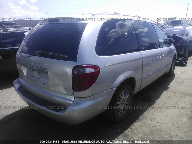 2C8GP64L31R406975 - 2001 CHRYSLER TOWN & COUNTRY LIMITED SILVER photo 4