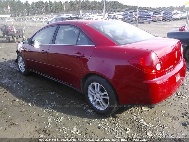 1G2ZF55B364257236 - 2006 PONTIAC G6 SE RED photo 3