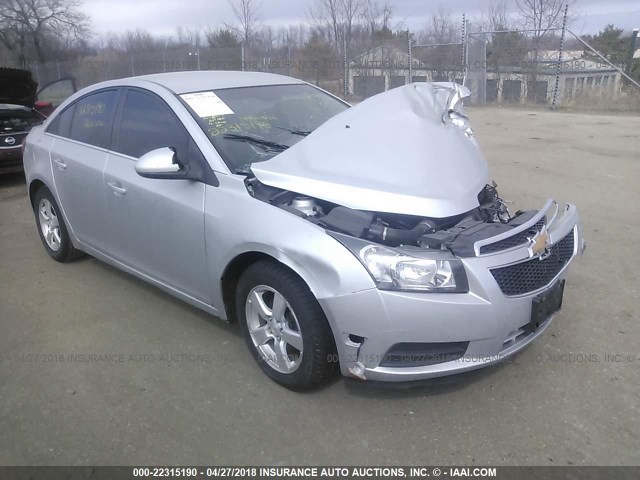 1G1PF5S94B7272012 - 2011 CHEVROLET CRUZE LT SILVER photo 1