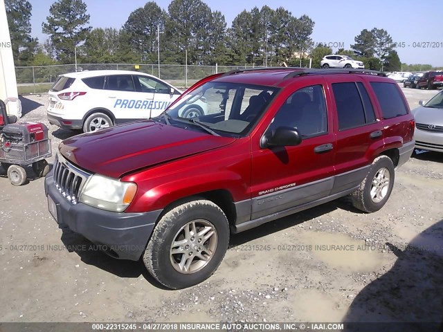 1J4GX48S44C163675 - 2004 JEEP GRAND CHEROKEE LAREDO/COLUMBIA/FREEDOM 红色 照片 2