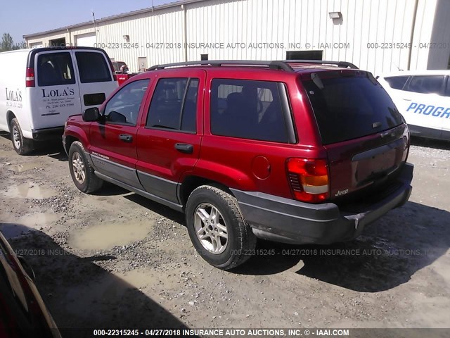1J4GX48S44C163675 - 2004 JEEP GRAND CHEROKEE LAREDO/COLUMBIA/FREEDOM 红色 照片 3