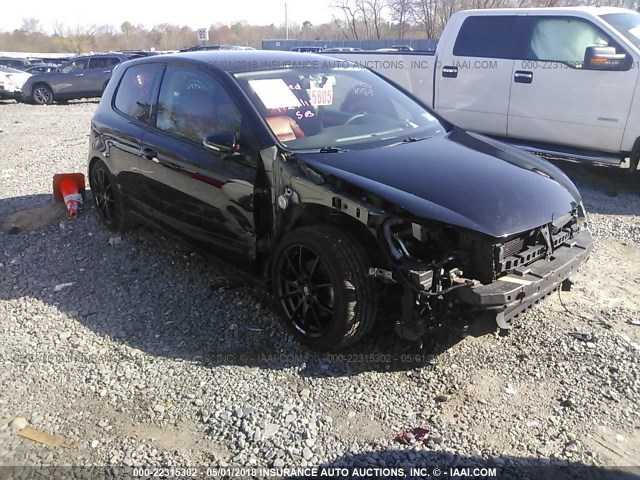 WVWAB7AJ9CW264026 - 2012 VOLKSWAGEN GOLF BLACK photo 1